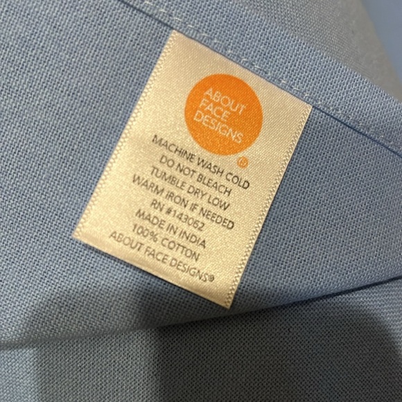 NWT Sky blue About Face Designs kitchen tea towel DIRTY DISHES funny saying - Picture 8 of 8